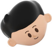 3D Simple Young Boy Head 